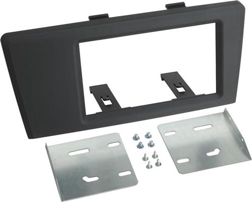 2-DIN Paneel geschikt voor Volvo S60/ V70/ XC70 2000-2003 - Kleur: zwart