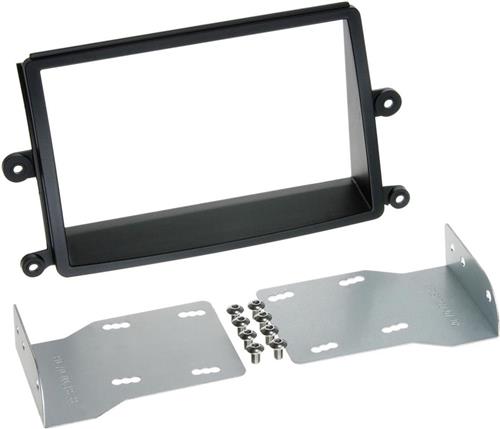 2-DIN Paneel geschikt voor Mitsubishi L 200 2006-2015 Kleur: Zwart