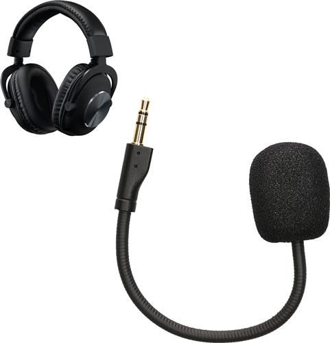 kwmobile microfoon voor gaming headset - geschikt voor Logitech G Pro X - 10 cm - In zwart