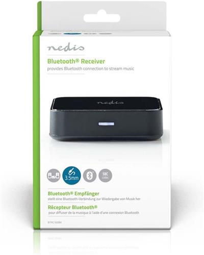 Nedis Wireless Audio Receiver | Bluetooth® | 3.5 mm output | Black