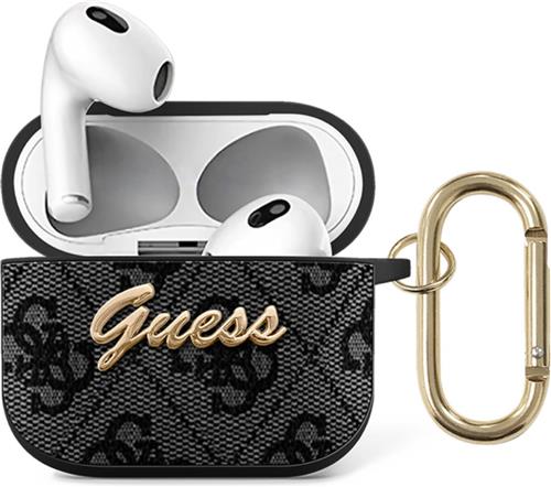 Guess 4G Script Logo AirPods 3 Case - Grey