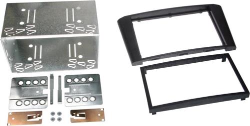 2-DIN Paneel geschikt voor Toyota Avensis 2003-2009 Kleur: Zwart