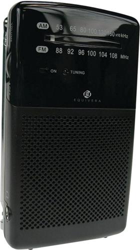 Equivera Transistor Radio - Transistor Radio op Batterijen - Draagbare Radio - Kleine Radio - Draagbare Radio op Batterijen - Transistorradio - Noodradio - Radio voor Rampen - Radio op Batterijen