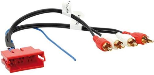 Aktieve Systeem Adapter Mini ISO - Cinch Audi A3/ A4/ A6/ A8/ TT