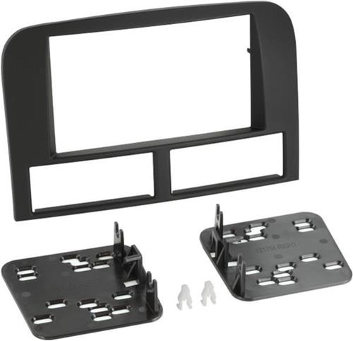 2-DIN Paneel geschikt voor Jeep Grand Cherokee (WJ) 1999 - 2004 Kleur: Zwart