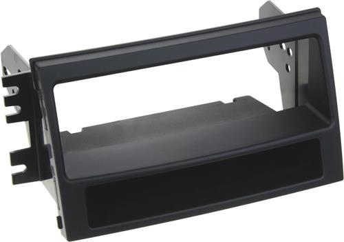 1-DIN Paneel geschikt voor met aflegbakje. Kia Soul 2008-2011 Kleur: Zwart