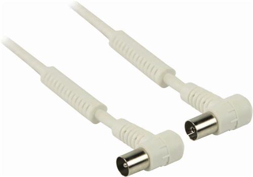 Nedis CSGP40110WT30 Coaxkabel 100 Db Iec (coax) Male Haaks - Iec (coax) Female Haaks 3,0 M Wit