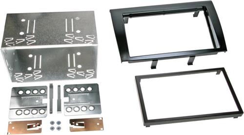 2-DIN Paneel geschikt voor Fiat Bravo 2007-2014 - Kleur: Piano Zwart