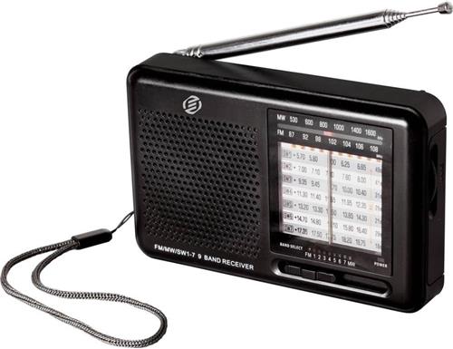 Equivera Transistor Radio - Transistor Radio op Batterijen - Draagbare Radio - Kleine Radio - Draagbare Radio op Batterijen - Transistorradio - Noodradio - Radio voor Rampen - Radio op Batterijen