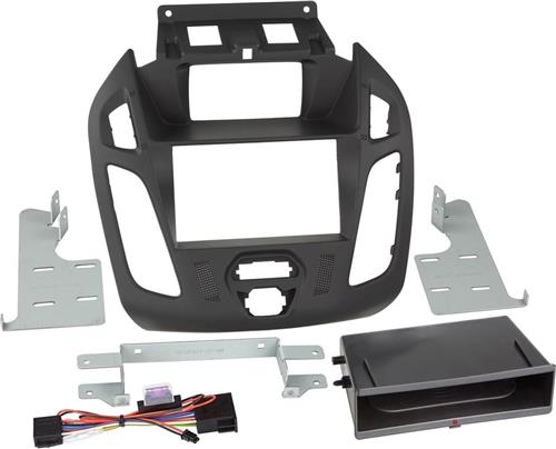 2-DIN Paneel geschikt voor Inbay® Ford Transit Connect / Tourneo Connect 2013-2019 Kleur: Zwart