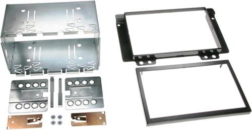 2-DIN Paneel geschikt voor Land Rover Land Rover Freelander 2004-2006 Kleur: Zwart