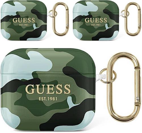 Guess - GUA3UCAMA - AirPods - 3 - cover - groen/kaki - Camo - Collection