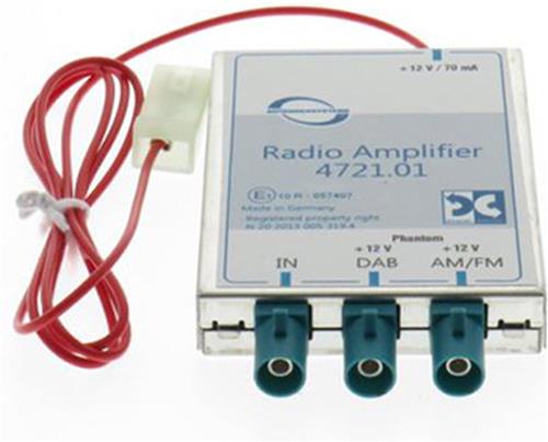 Universele DAB/DAB+ /FM signaal splitter met fakra connectoren