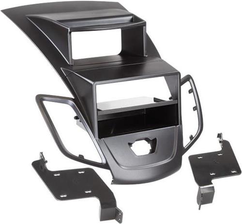 2-DIN Paneel geschikt voor Ford Fiesta met Multifunctioneel display 2008-2013 - Kleur: Zwart