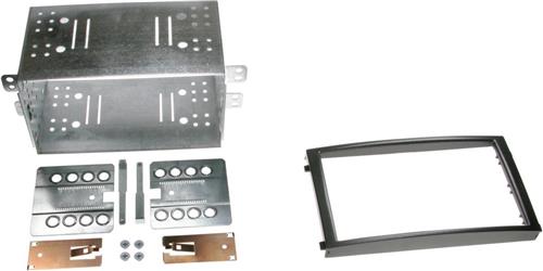 2-DIN Paneel geschikt voor SsangYong Rexton II 2006-2011 Kleur: Zwart