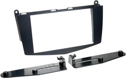 2-DIN Paneel geschikt voor Mercedes Benz C-Klasse W204 2007-2011 Kleur: Zwart