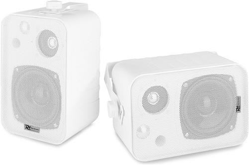 Speakerset - Power Dynamics BV40W Witte speakerset voor 100V geluidsinstallatie - 50W