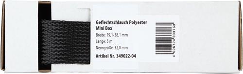 Gevlochten Kabelbescherming Mini Box 19.1 - 38.1 mm / Lengte 5 meter