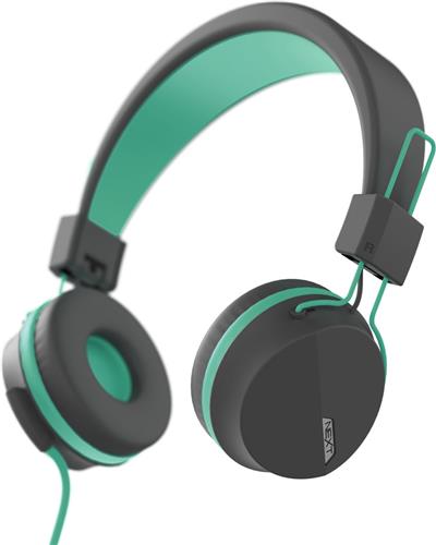 Hama Next Headset Bedraad Hoofdband Oproepen/muziek Bluetooth Grijs, Turkoois