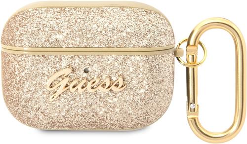 Guess Gitter Flakes Case - Apple Airpods Pro 1 (1e generatie) - Goud