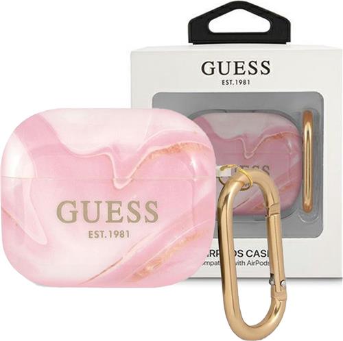 Guess - GUA3UNMP - AirPods - 3 - cover - roze/roze - Marble - Collection