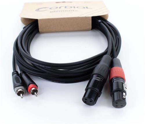 Cordial EU 1 FC Audiokabel 1 m - Audio kabel