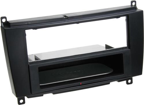 2-DIN Paneel geschikt voor Inbay® Mercedes Benz CLK 2004-2010 facelift Kleur: Zwart