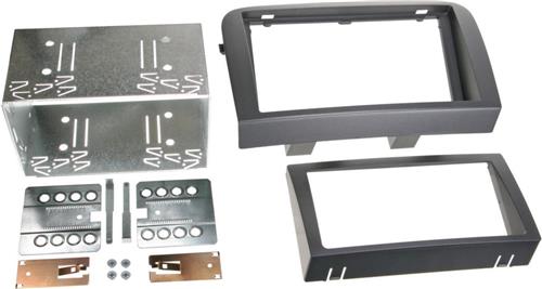 2-DIN Paneel geschikt voor Fiat Croma | 2005-2010 | Kleur: Zwart