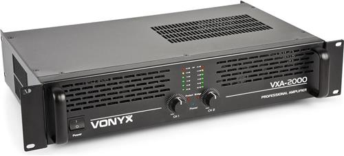 Vonyx VXA-2000 versterker 2x 1000W met brugschakeling