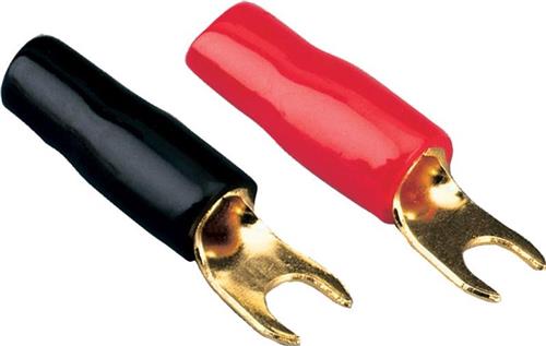 Vork kabelschoen 6 mm² 50 Stuks rood