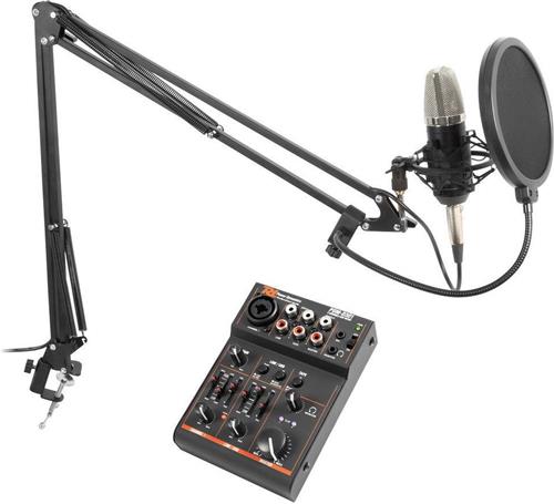 Power Dynamics Podcast Microfoonset met USB mixer