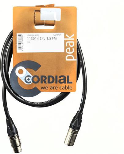 Cordial CPL 1,5 FM Speakerkabel 1,5 m - Luidsprekerkabel