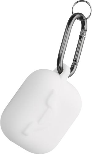 kwmobile hoesje geschikt voor Apple AirPods 3 case - Cover voor oordopjes case - Flexibel silicone - In wit