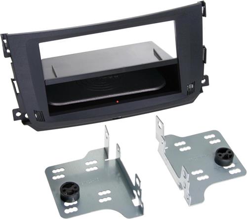 2-DIN Paneel geschikt voor Inbay® Smart ForTwo 2010-2015 Kleur: Zwart