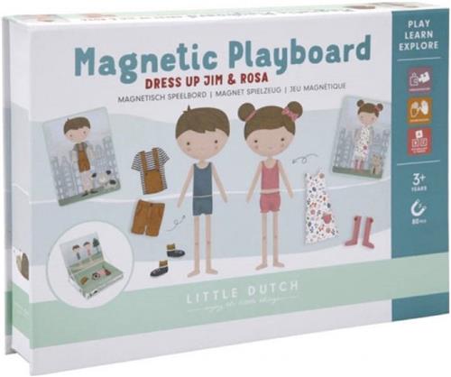 Little Dutch Magnetisch Speelbord Jim & Rosa - FSC