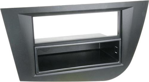 2-DIN Paneel geschikt voor Seat Leon 2005-2009 - Kleur: zwart