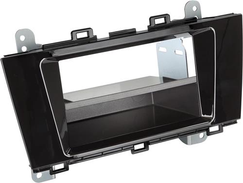 2-DIN Paneel met pocket Subaru Outback 2015-2019 Kleur: Piano Zwart