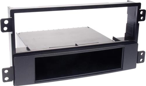 1-DIN Paneel met aflegbakje. Hyundai Sonata 2002-2005 Kleur: Zwart