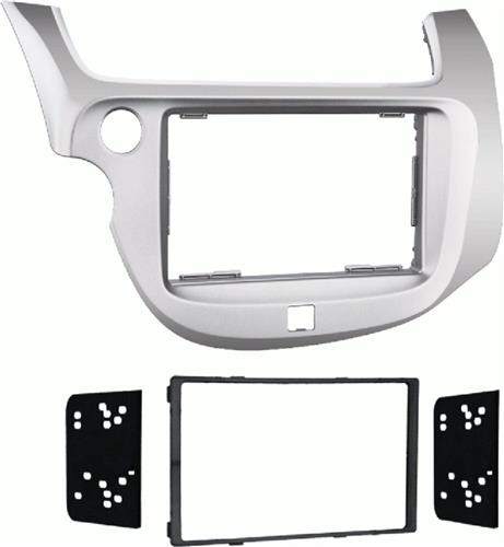 2-DIN radiopaneel Honda Fit/Jazz(GE) 2008-2015 zilver (METRA)