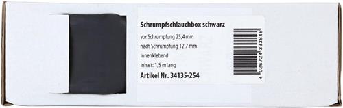 Krimpkous Zwart Ø 25.4 mm / Lengte1.5 meter