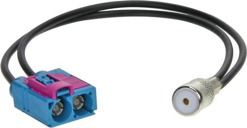 Antenne Adapter Dubbel-Fakra - ISO Audi -Seat -Skoda -Volswagen - Maserati -Scania