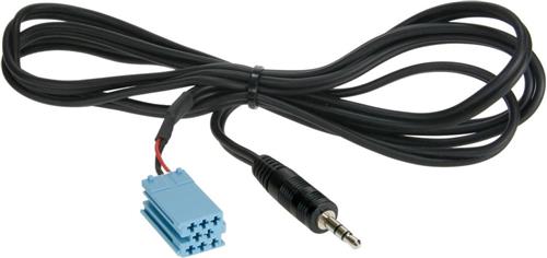 Stereo jack 3.5mm Stereo naar Mini-ISO (Blauw) 1.25meter