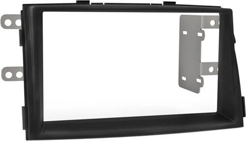 2-DIN Paneel geschikt voor Kia Sorento II | 2009-2012 | Kleur: zwart