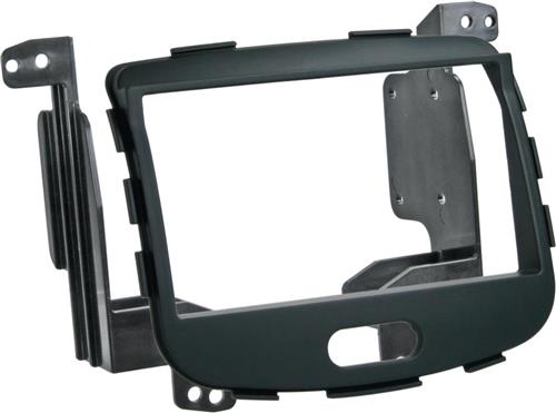 2-DIN Paneel geschikt voor Hyundai I10 2008-2013 - Kleur: Rubbertouch zwart