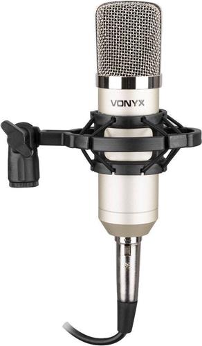 Studio microfoon voor pc of mixer - Vonyx CM400 - incl. shockmount