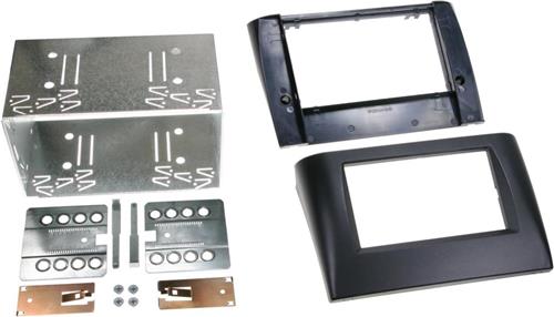 2-DIN Paneel geschikt voor Fiat Stilo 2001-2008 Kleur: Zwart