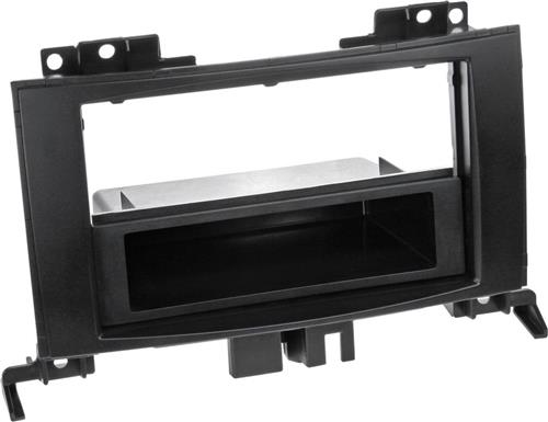 2-DIN Paneel geschikt voor Mercedes Benz Sprinter W906 / Volkswagen Crafter 2006-2017 Kleur: Zwart