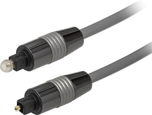 Optische kabel 1 meter Toslink male - Silver Series