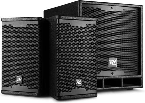 Speakerset - Power Dynamics Combo 1200 actieve speakerset Bluetooth - 2.1 speakerset met actieve subwoofer en tops - 1200W