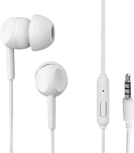 Thomson EAR3005W Koptelefoon In-ear Microfoon Wit